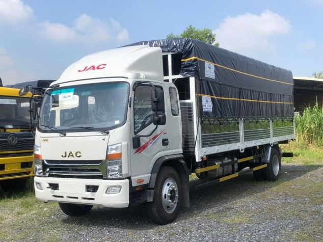 JAC N900S PLUS  MÁY CUMMINS THÙNG MUI BẠT TIÊU CHUẨN 2024